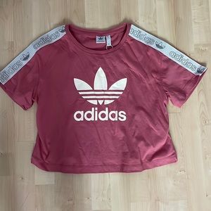 Adidas Cropped Tee Pink
